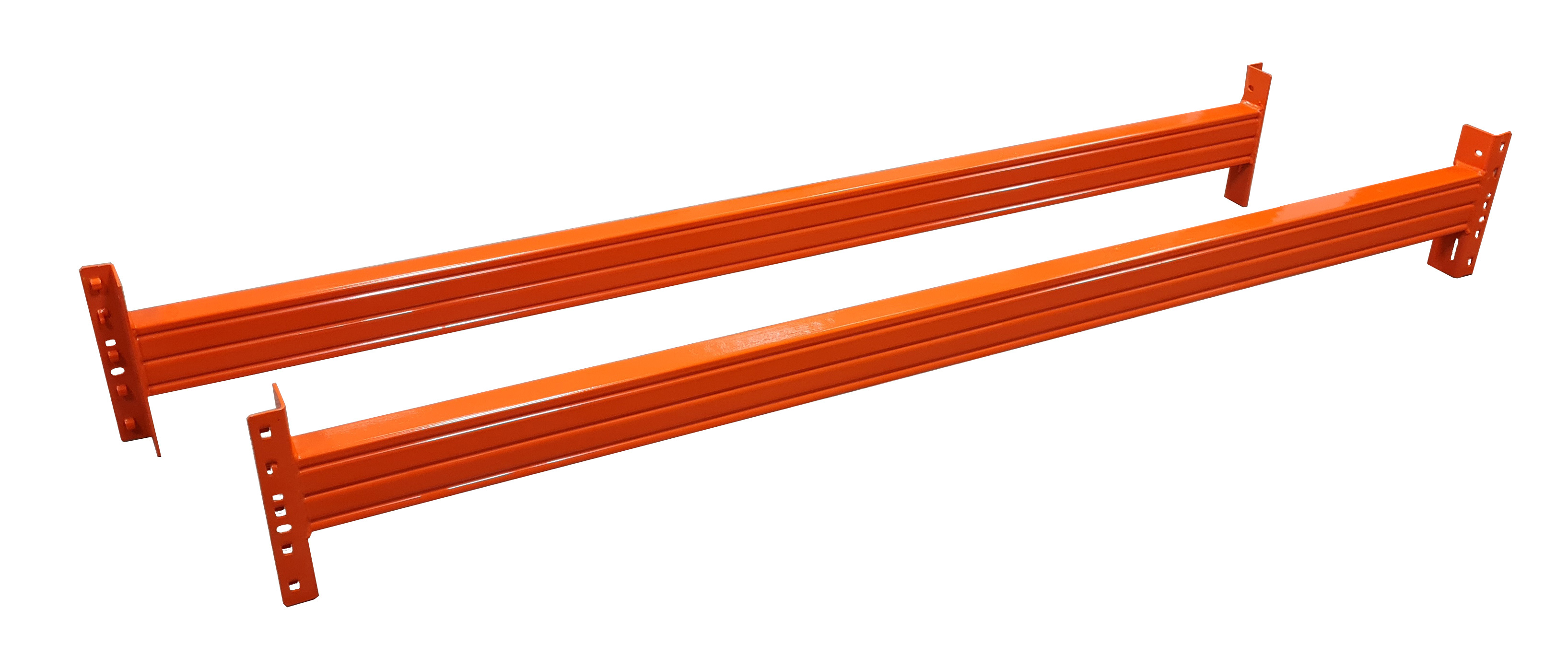 Palettenregal-Holmpaar 1.825 mm, LNS-DUO 110x50x1,5 mm, Belastbarkeit 3.143 kg / Holmpaar, orange